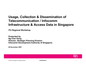 Usage, Collection &amp; Dissemination of Telecommunication / Infocomm