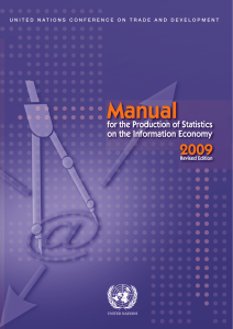 for the Production of Statistics on the Information Economy Revised Edition