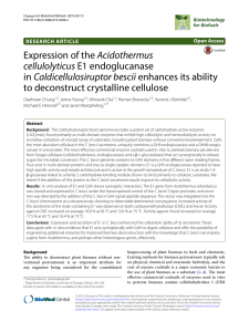 Acidothermus Caldicellulosiruptor bescii to deconstruct crystalline cellulose cellulolyticus