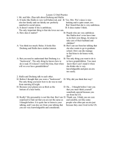 Lesson 12 Oral Practice