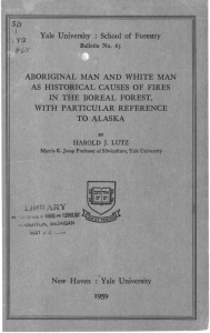 ABORIGINAL MAN AND WHITE MAN AS HISTORICAL CAUSES OF FIRES