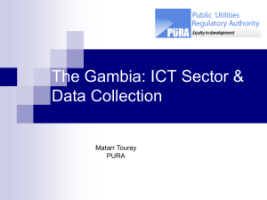 The Gambia: ICT Sector &amp;  Matarr Touray PURA