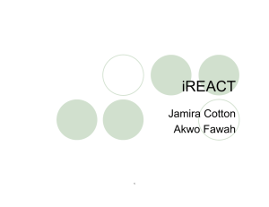 iREACT Jamira Cotton Akwo Fawah 1