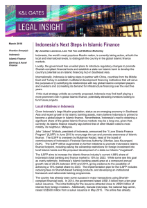 Indonesia’s Next Steps in Islamic Finance