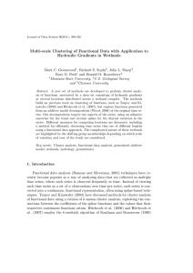 Multi-scale Clustering of Functional Data with Application to