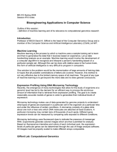 Bioengineering Applications in Computer Science