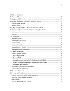 Table of Contents