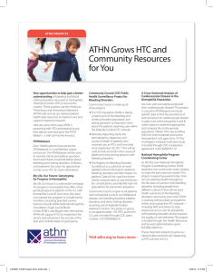 ATHN Grows HTC and Community Resources for You