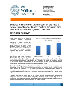Evidence of Employment Discrimination on the Basis of