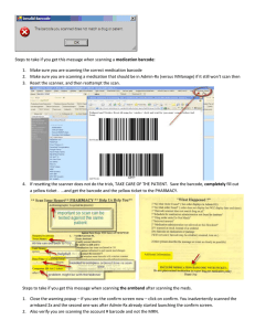 medication barcode: