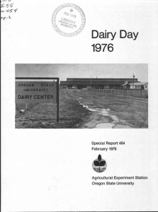 1976 Dairy Day Special Report 454 February 1976