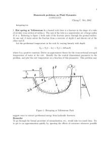 1 Homework problems on Fluid Dynamics (1.63J/2.21J) Chiang C. Mei, 2002