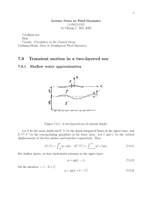 1 Lecture Notes on Fluid Dynamics (1.63J/2.21J) by Chiang C. Mei, 2002