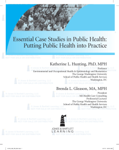 Essential Case Studies in Public Health: Putting Public Health into Practice