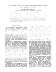 Superconductivity in CoO layers and the resonating valence bond mean-field theory t