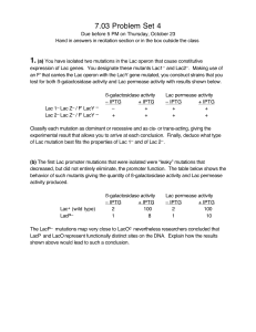 7.03 Problem Set 4