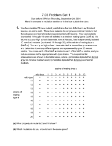 7.03 Problem Set 1