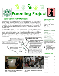 Parenting Project Dear Community Members, Eastern Michigan University