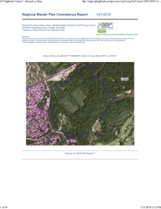 NJ Highlands Council - Interactive Map