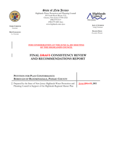 State of New Jersey FINAL CONSISTENCY REVIEW AND RECOMMENDATIONS REPORT