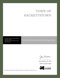 TOWN OF HACKETTSTOWN  H