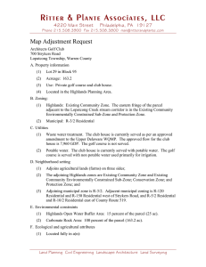 Ritter &amp; Plante Associates,  LLC Map Adjustment Request