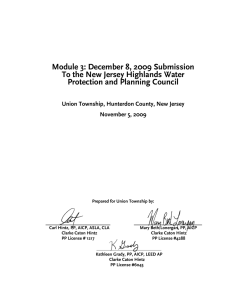 Module 3: December 8, 2009 Submission Protection and Planning Council