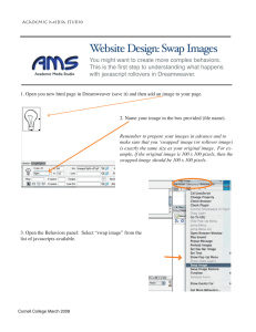 Website Design: Swap Images