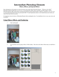 Intermediate Photoshop Elements Filters, Effects, and Special Effects
