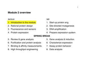 Module 2 overview