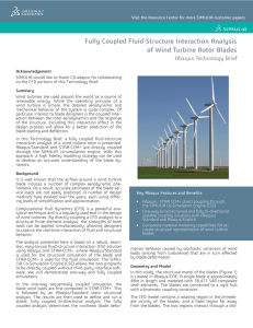 Fully Coupled Fluid-Structure Interaction Analysis of Wind Turbine Rotor Blades