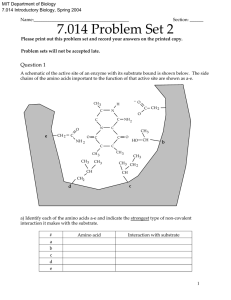 MIT Department of Biology 7.014 Introductory Biology, Spring 2004 Name:__________________________________________