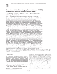 Global Moderate Resolution Imaging Spectroradiometer (MODIS)