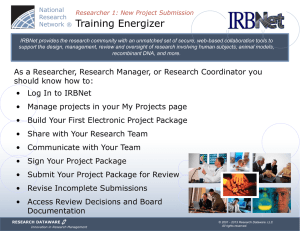 Training Energizer National Research Network
