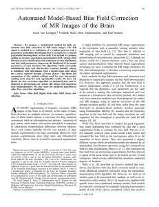 Automated Model-Based Bias Field Correction of MR Images of the Brain