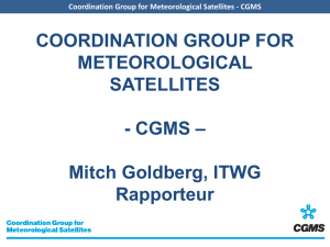 Coordination Group for Meteorological Satellites - CGMS