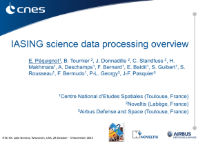 IASING science data processing overview