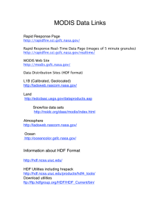 MODIS Data Links  Rapid Response Page