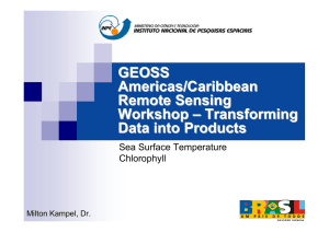 GEOSS Americas/Caribbean Remote Sensing Workshop