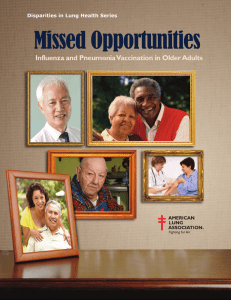 Missed Opportunities Influenza and Pneumonia Vaccination in Older Adults