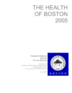 THE HEALTH OF BOSTON 2005