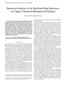 Statistical Analysis of In-Situ End-Point Detection in Copper Chemical-Mechanical Polishing