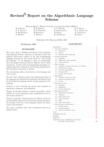 Revised5 Report on the Algorithmic Language Scheme R K