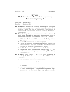 MIT  6.972 Homework  assigment  #  3