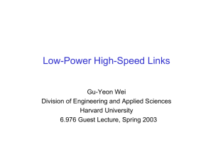 Low-Power High-Speed Links