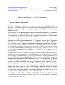 Compiling ­computer 1