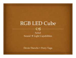 5x5x5 Sound  Light Capabilities Devin Thewlis + Perry Taga