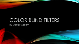 COLOR BLIND FILTERS By Stacey Osborn