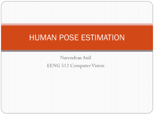 HUMAN POSE ESTIMATION Narendran Anil EENG 512 Computer Vision