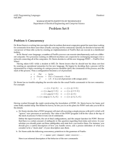 6.821 Programming Languages Handout Fall 2002 MASSACHVSETTS INSTITVTE OF TECHNOLOGY